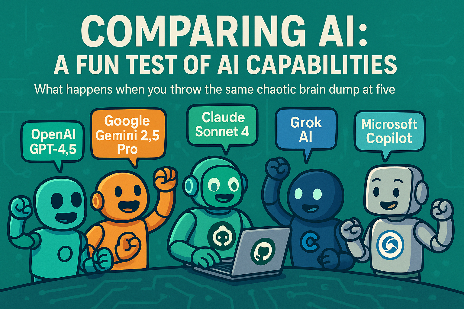 Comparing AI: A fun test of AI capabilities